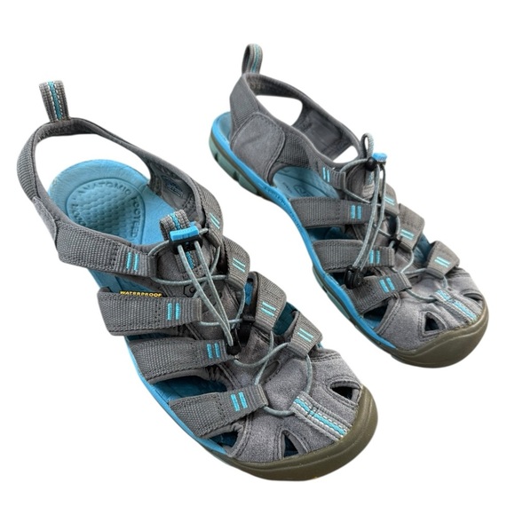 KEEN Clearwater CNX Sandals - Women's US 8.5 Grey Blue - Picture 2 of 11